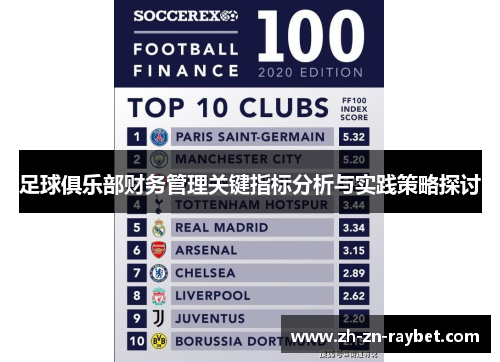 足球俱乐部财务管理关键指标分析与实践策略探讨 足球俱乐部财务管理关键指标分析与实践策略探讨